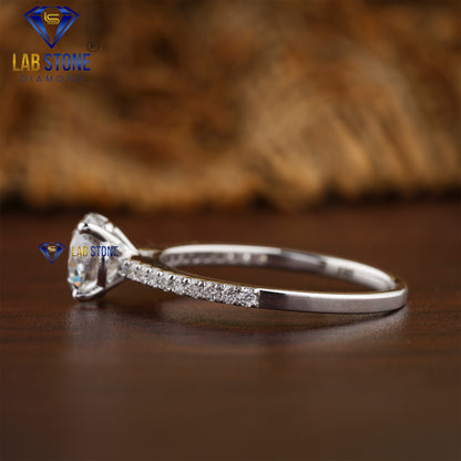 1.43 TDW Round Cut Daimond Women’s Engagement Ring