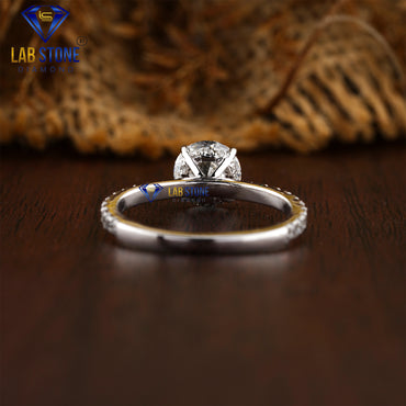 1.33 TDW Round Cut Diamond Women’s Engagement Ring