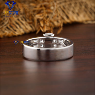 1.68 TDW Radiant, Princess & Baguette Cut Women’s Engagement Diamond Ring