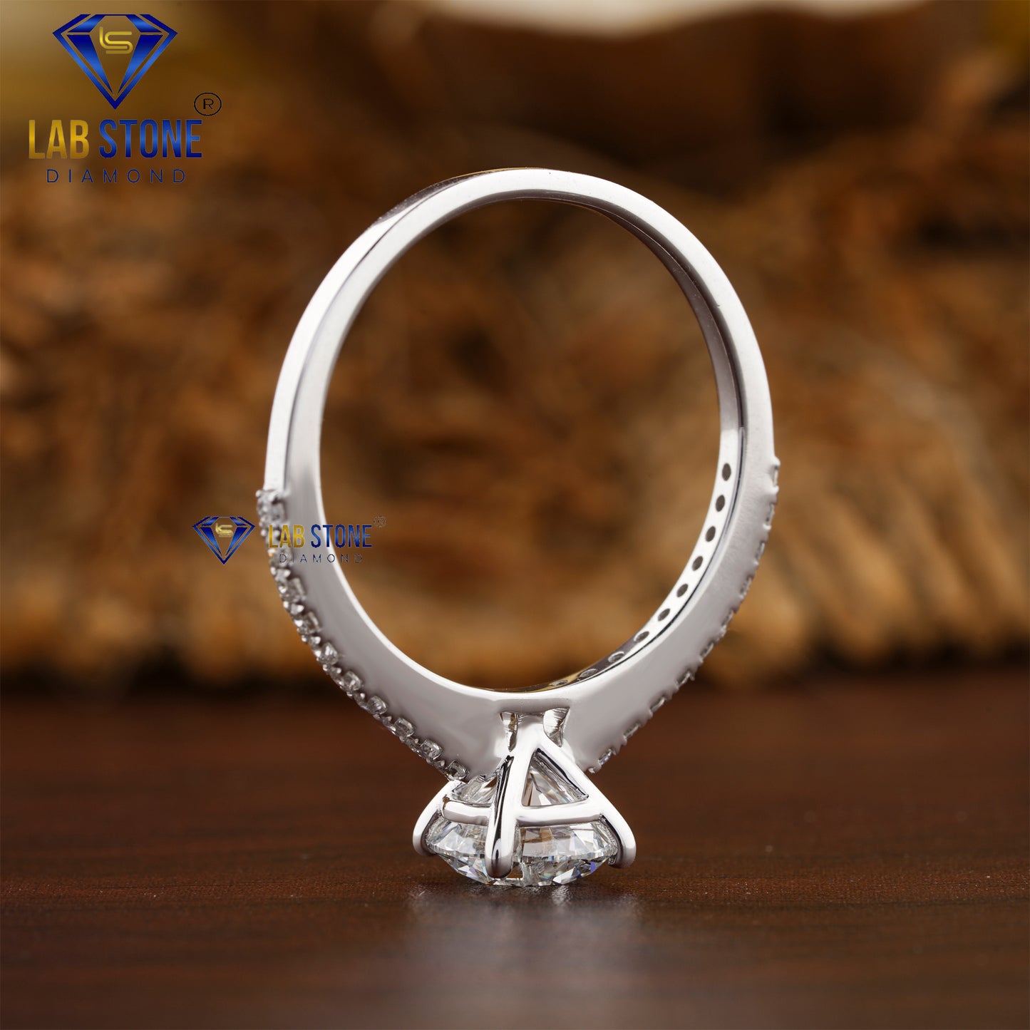 1.43 TDW Round Cut Daimond Women’s Engagement Ring