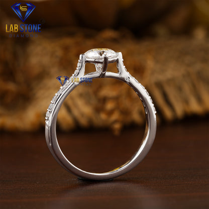 0.98 TDW Round Cut Women’s Engagement Diamond Ring