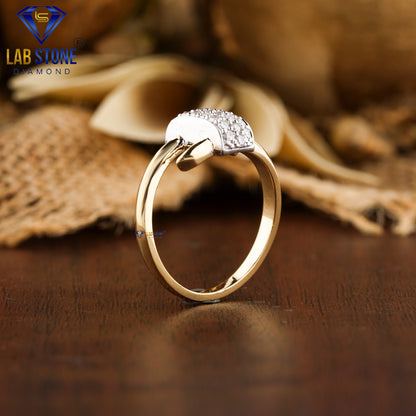 0.325 TDW Round Cut Women’s Engagement Diamond Ring