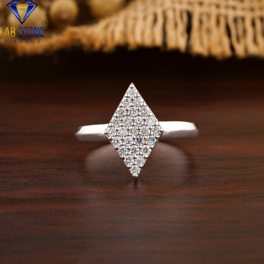 0.34 TDW Round Cut Diamond Women’s Engagement Ring