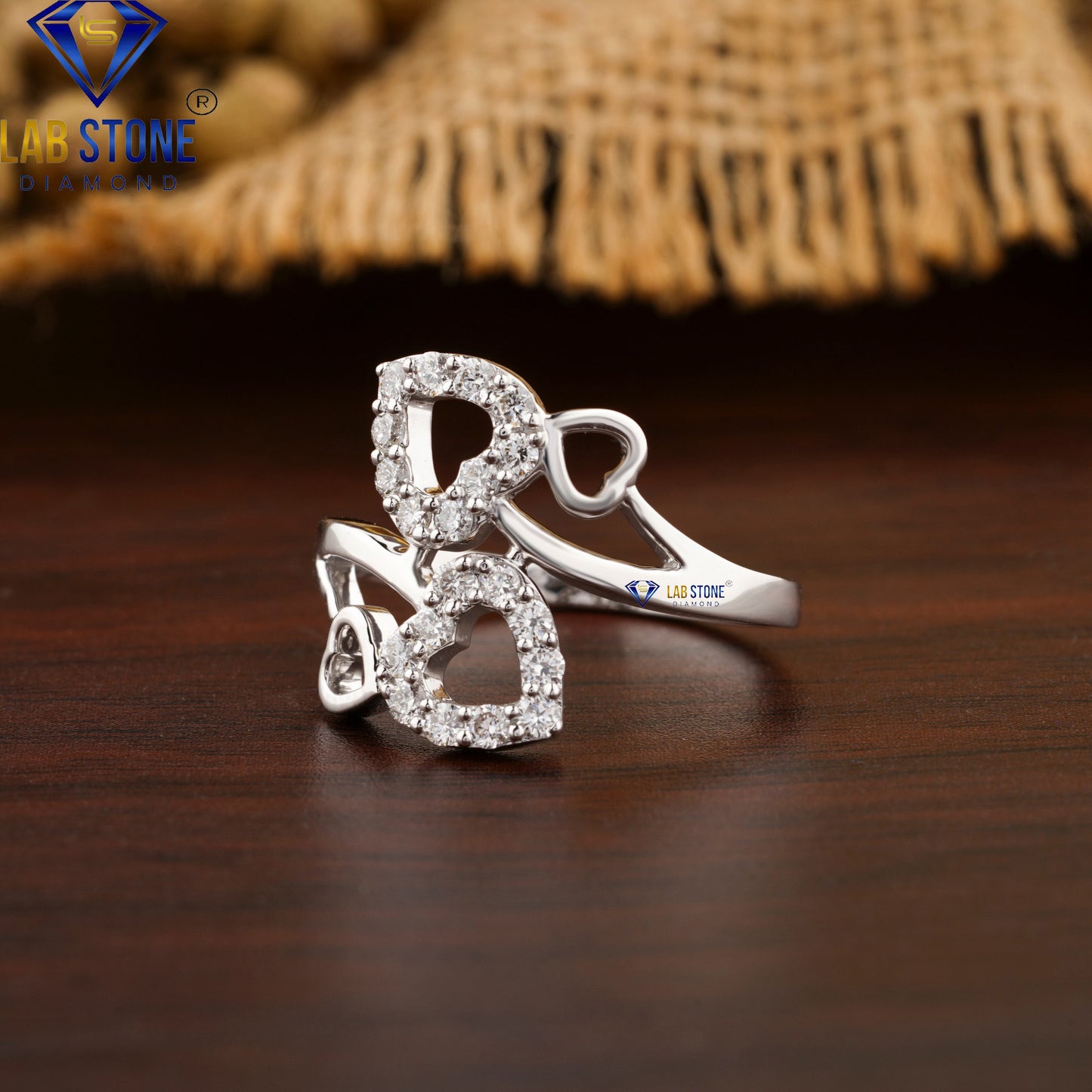 0.37 TDW Round Cut Diamond Women’s  Engagement Ring