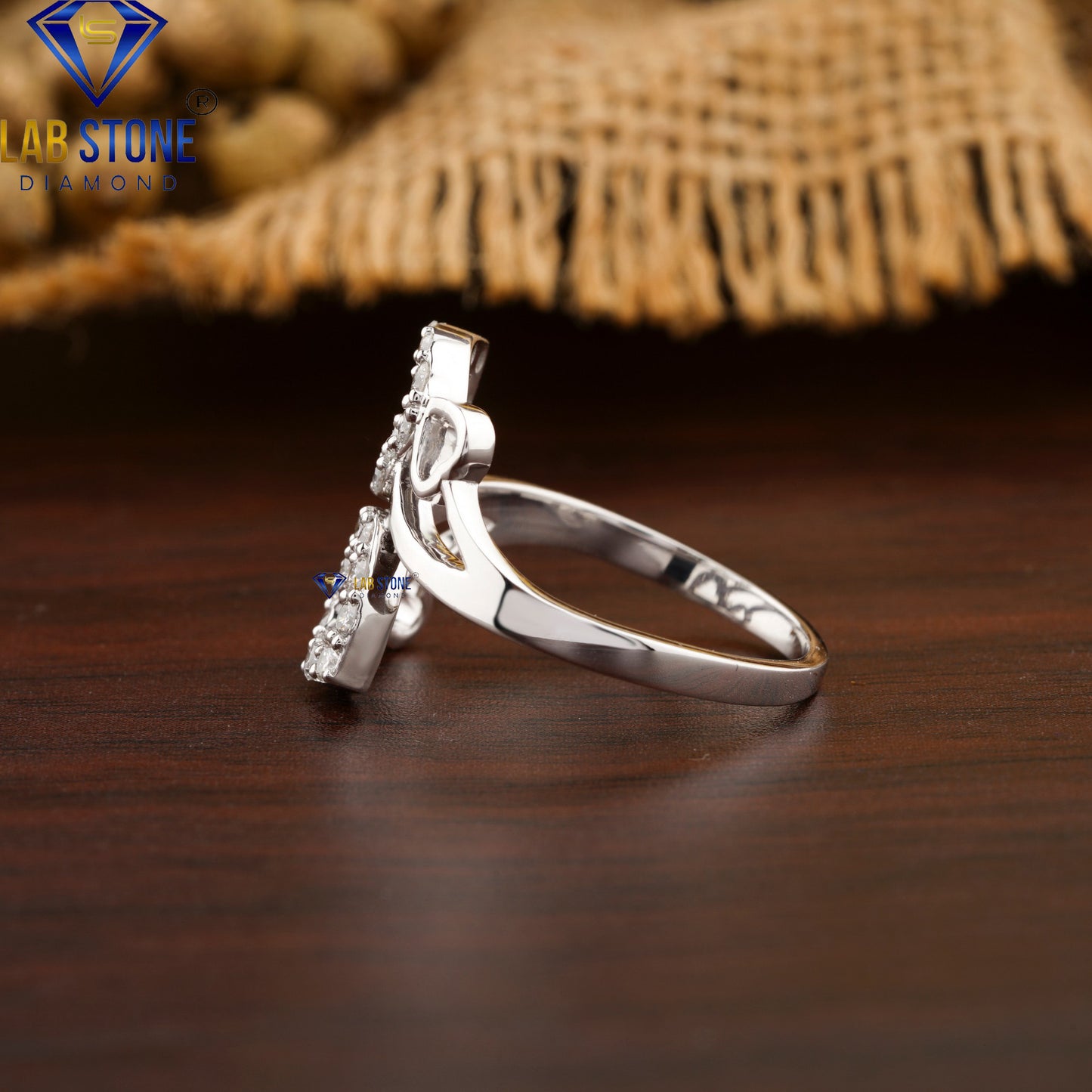 0.37 TDW Round Cut Diamond Women’s  Engagement Ring