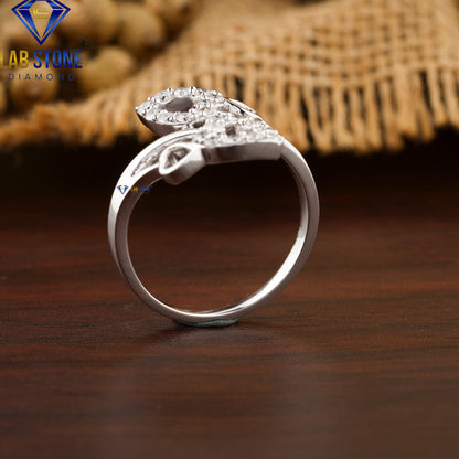 0.37 TDW Round Cut Diamond Women’s  Engagement Ring