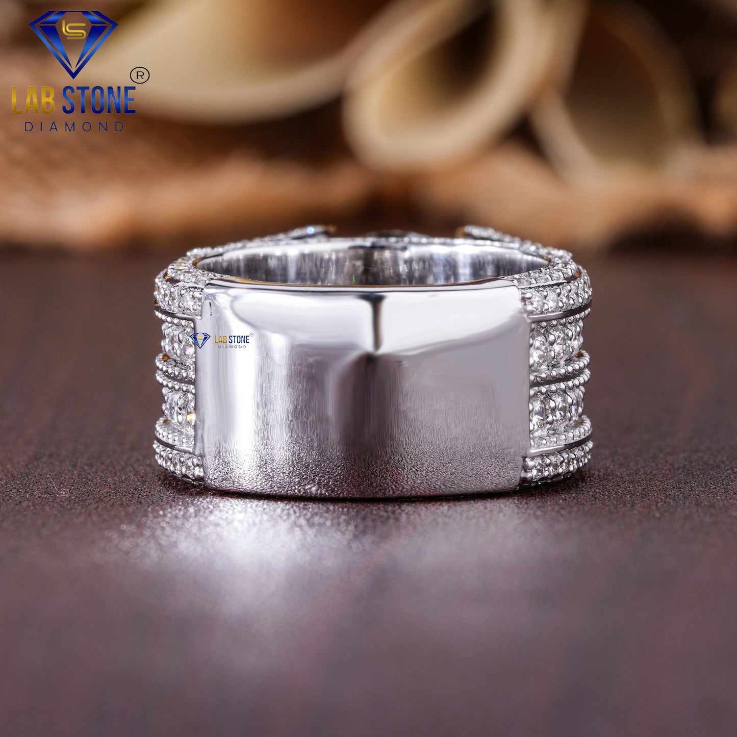 5.83 TDW Round Cut Diamond Engagement Ring for Women