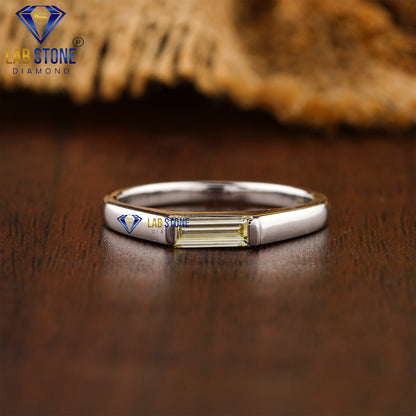 0.50 TDW Fancy Yellow Baguette Diamond Women’s Band
