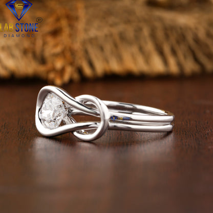 1.00 TDW Round Cut Daimond Women’s Solitaire Ring