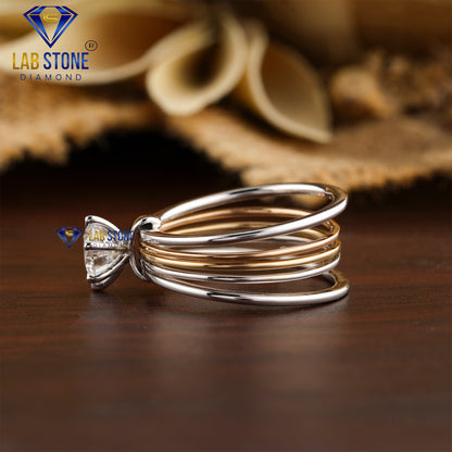 0.93 TDW Round Cut Diamond Women’s Solitaire Ring