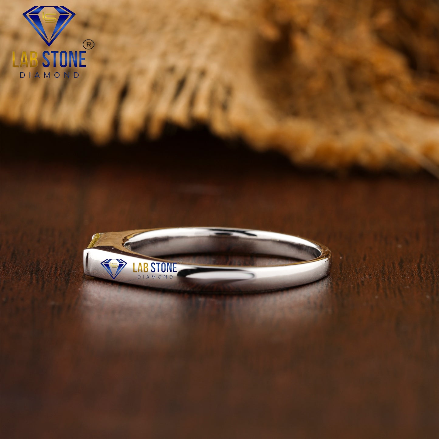 0.50 TDW Fancy Yellow Baguette Diamond Women’s Band