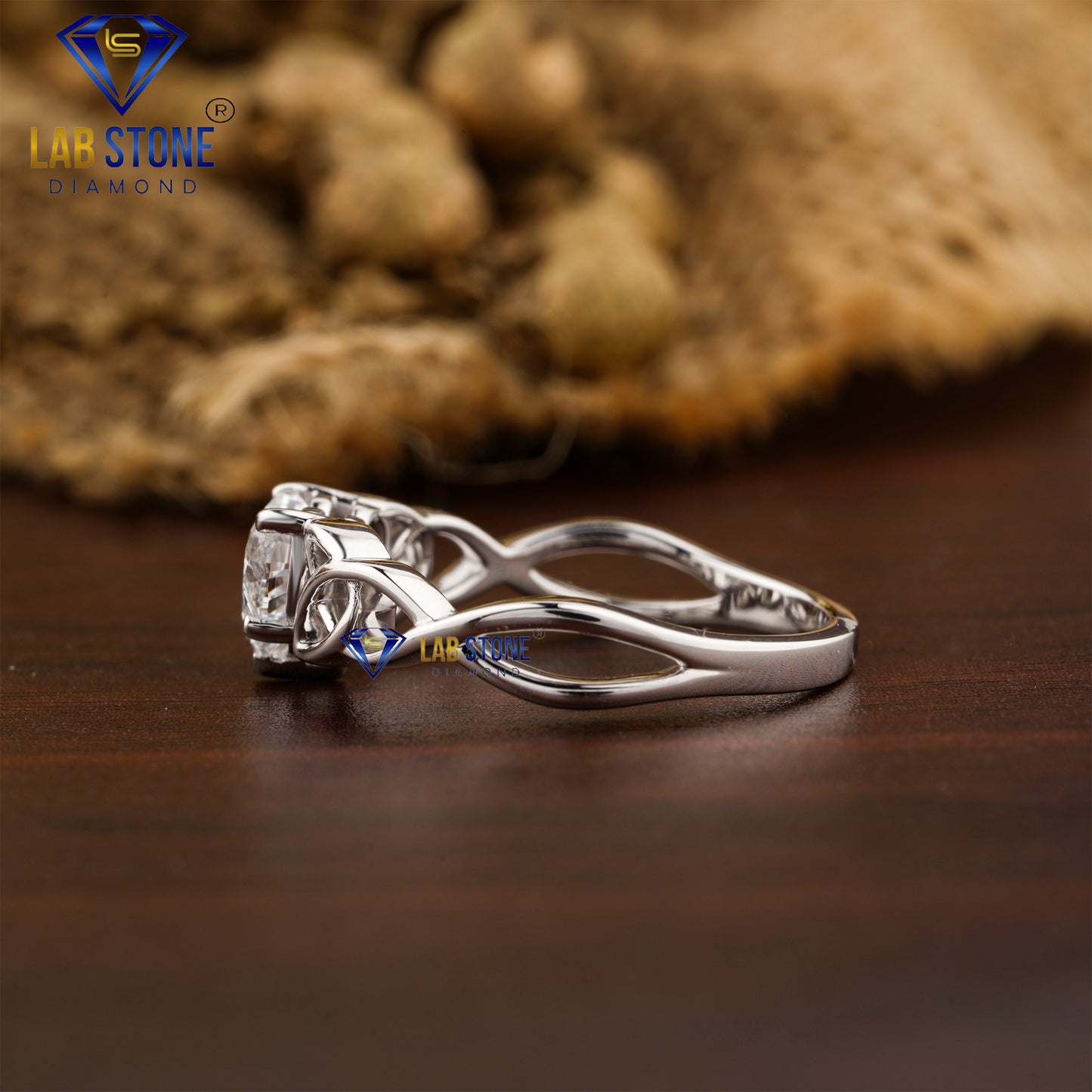 1.20 TDW Heart Cut Women’s Solitaire Diamond Ring