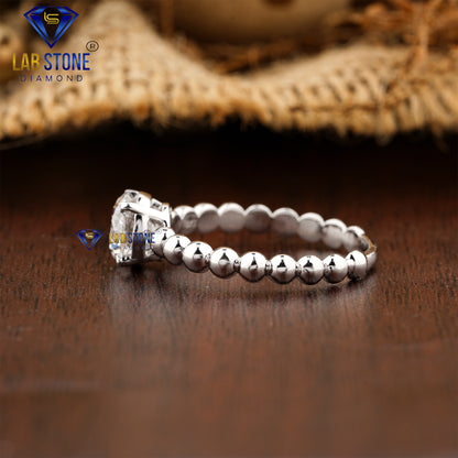 0.98 TDW Round Cut Diamond Women’s Solitaire Ring