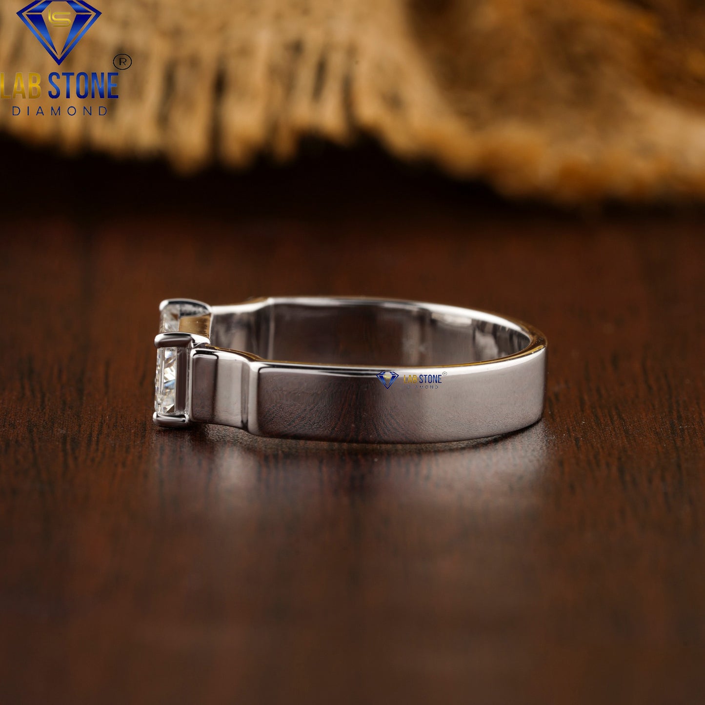 0.60 TDW Baguette Cut Diamond Women’s Solitaire Ring