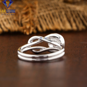 1.00 TDW Round Cut Daimond Women’s Solitaire Ring