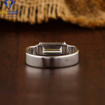 0.60 TDW Baguette Cut Diamond Women’s Solitaire Ring