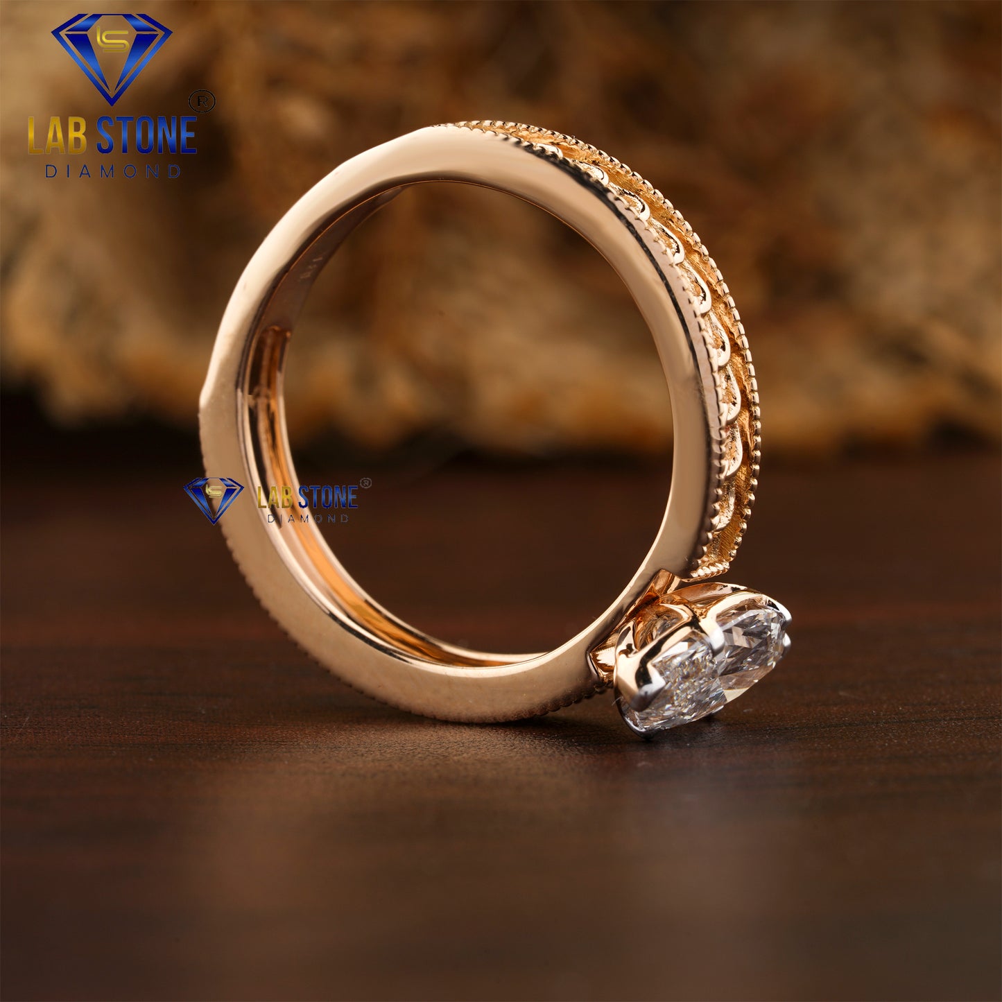 1.02 TDW Marquise Cut Daimond Women’s Solitaire Ring