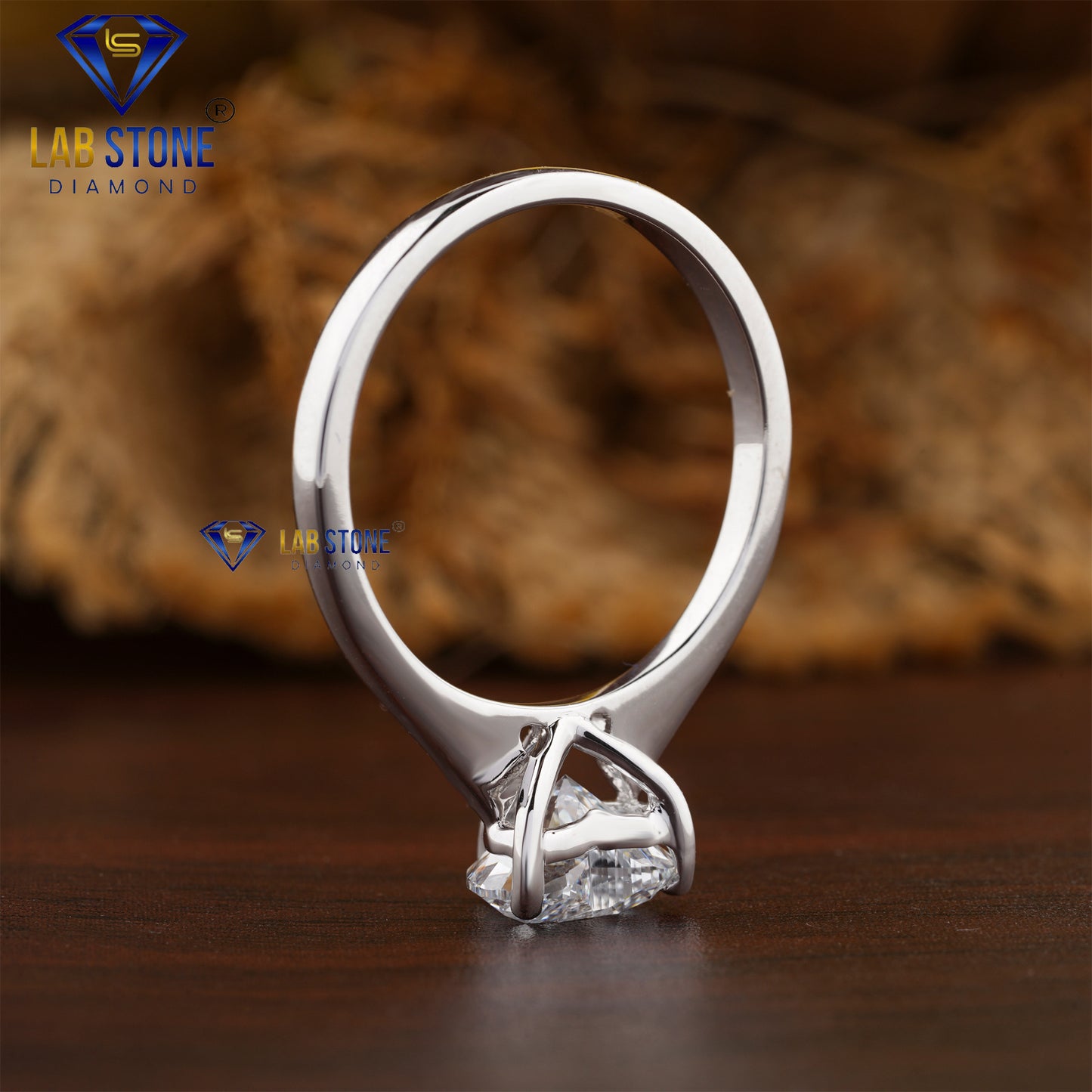 1.70 TDW Heart Cut Daimond Women’s Solitaire Ring