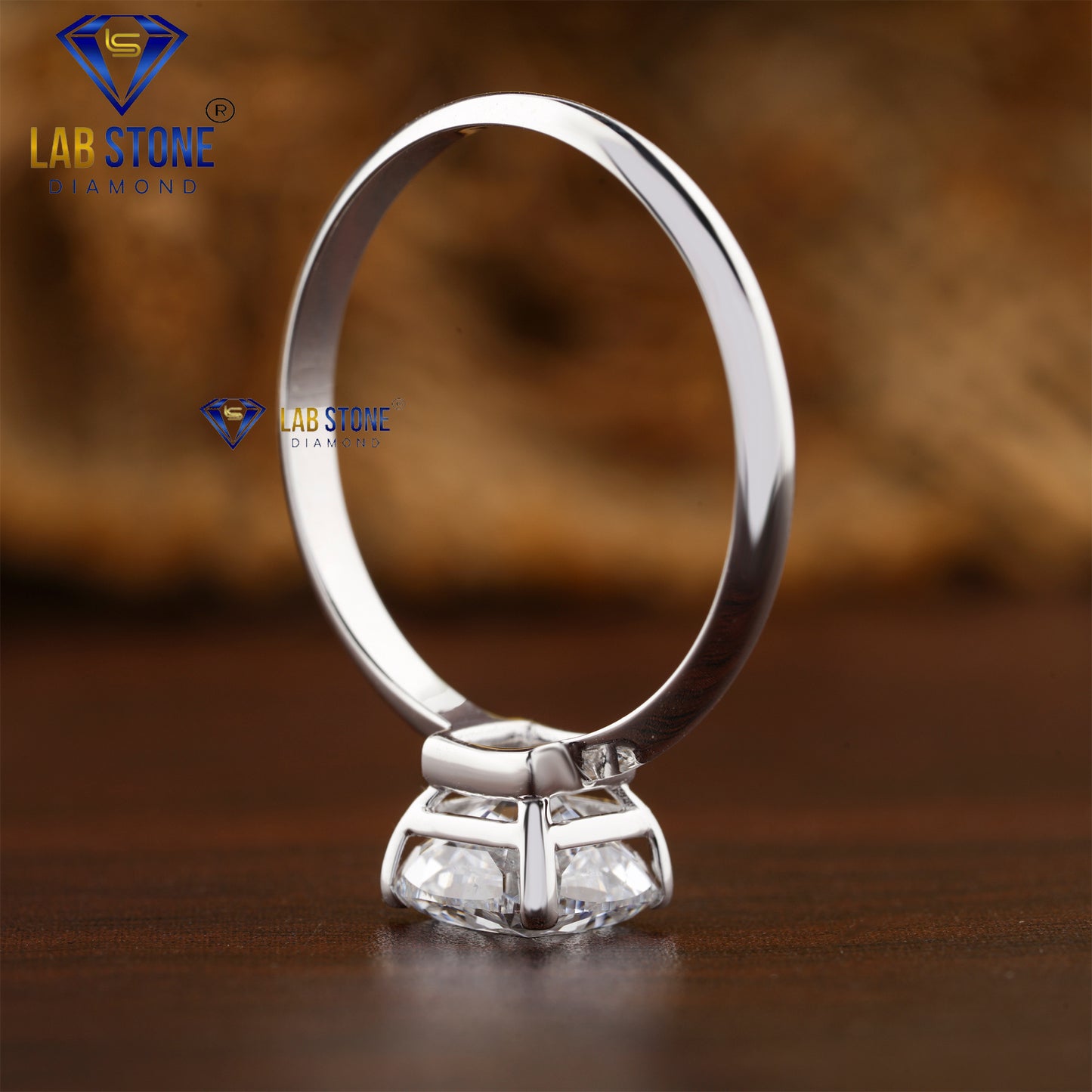 1.25 TDW Cushion Cut Daimond Women’s Solitaire Ring