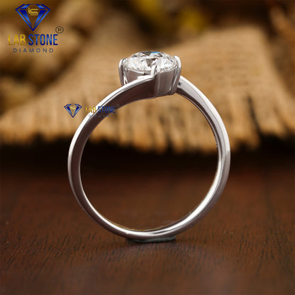 0.92 TDW Round Cut Diamond Women’s Solitaire Ring