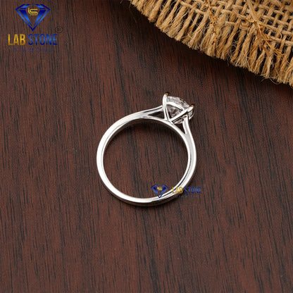 0.92 TDW Round Cut Women’s Solitaire Diamond Ring