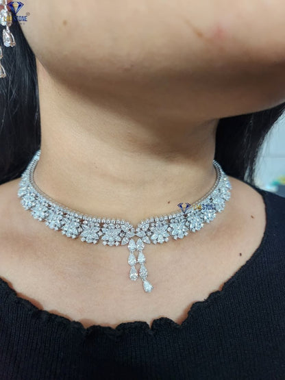 35.30 TDW Multi-Shape Diamond Necklace Set