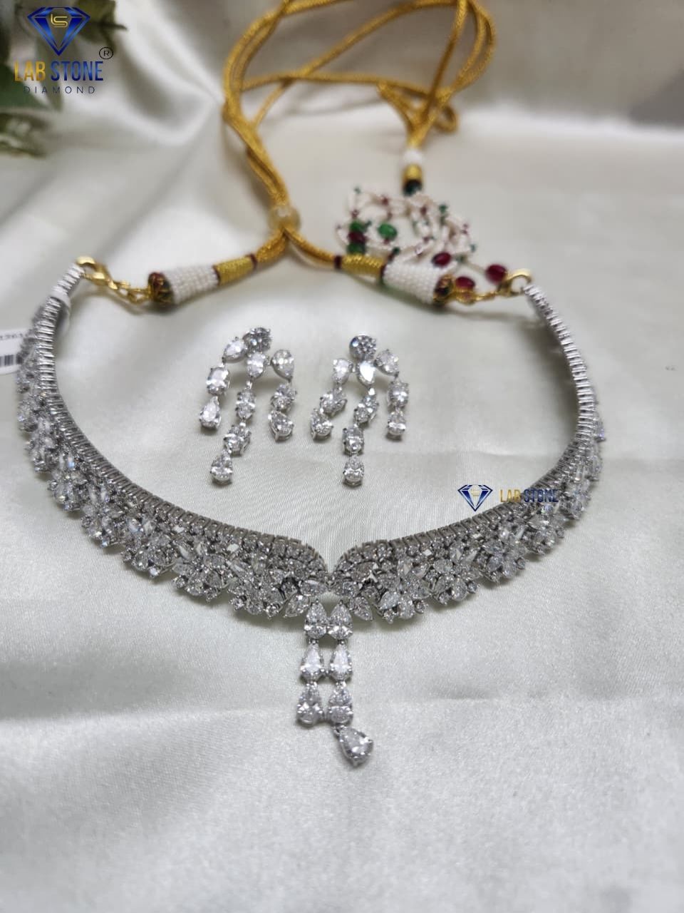 35.30 TDW Multi-Shape Diamond Necklace Set