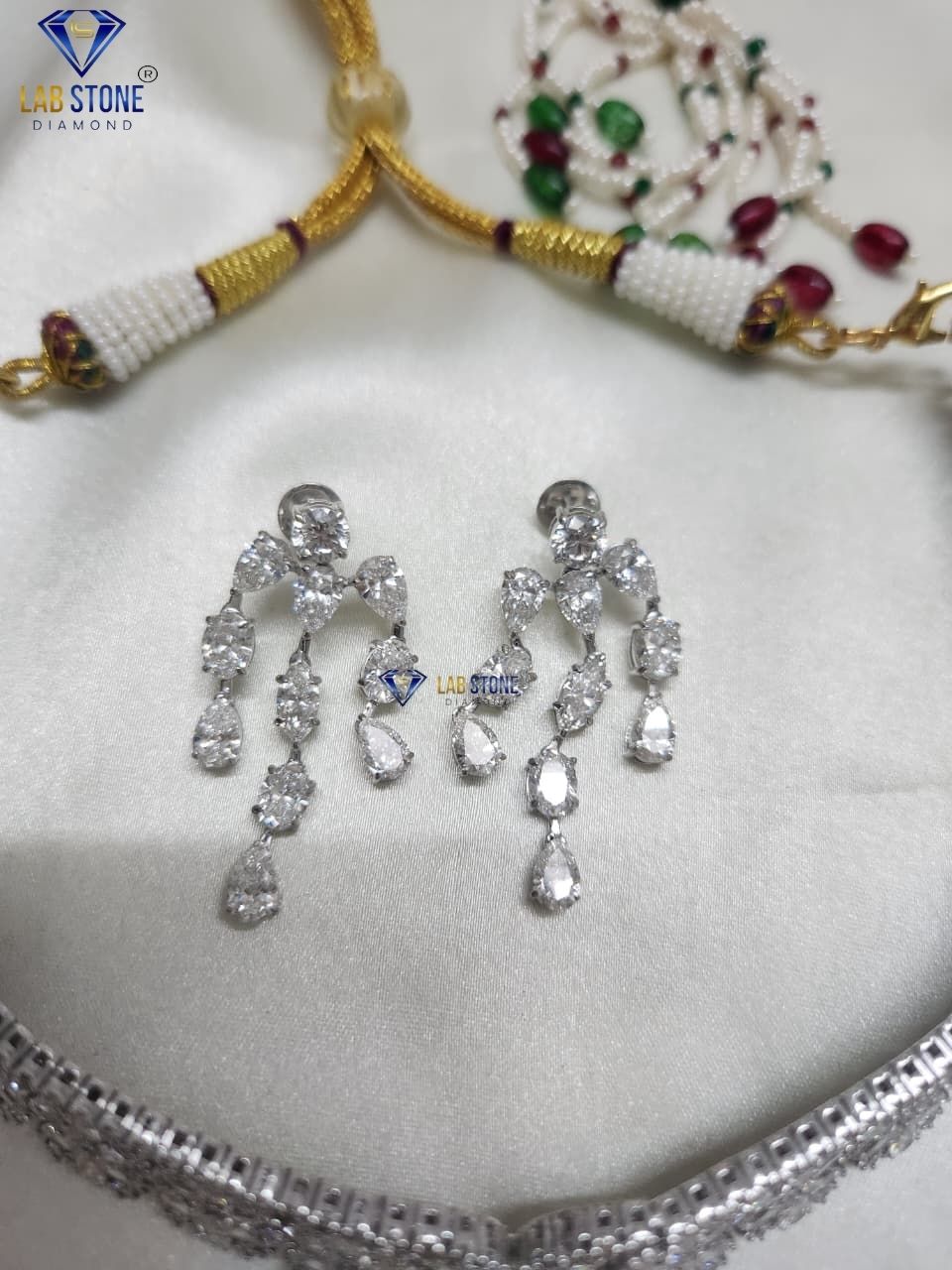 35.30 TDW Multi-Shape Diamond Necklace Set