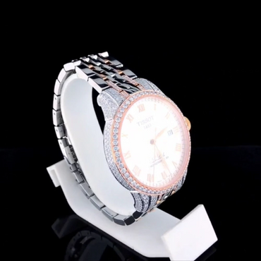 5.85ct TDW Round Cut Diamond Women's Watch